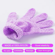 24 pcs exfoliating shower gloves,double