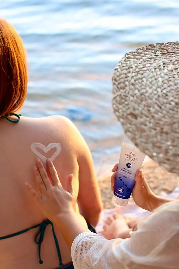 SPF 30 Mineral Sunscreen - Broad Spectrum Water Resistant Moisturizer Lotion For Body & Face - With Non-Nano Zinc Oxide, V...