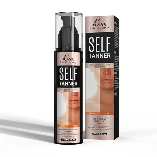 Self Tanner Natural Self Tanning Lotion - -Sunless Tanning Lotion for Face, Body, and Legs, Gradual Tan Moisturizer for Fa...