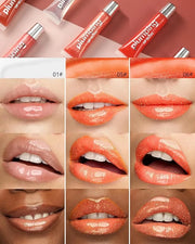 Hydrating Lip Glow Oil-3Pcs Tinted Plumping Lip Oil Lip Plumper, Moisturizing Smooth Lipgloss for Lip Care, Glossy Finish ...
