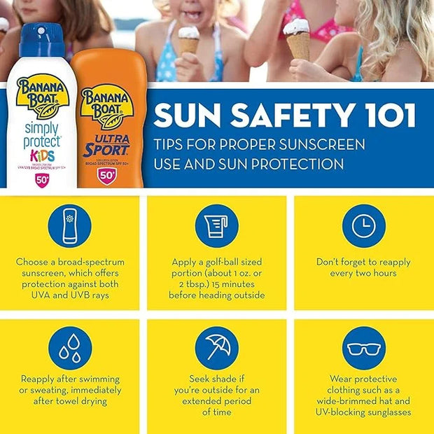 Banana Boat Kids Max Protect & Play Broad Spectrum Sunscreen SPF 100 4 oz