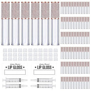 AMORIX 72 Pack 5ml Crystal Rhinestone Lip Gloss Tubes with Wand 5ml Empty Lip Gloss Containers Lipgloss Bottles with Stopp...