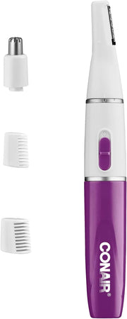 Conair All-in-1 Facial Hair Trimmer for Women, Perfect for Face, Ear/Nose and Eyebrows, Battery-Powered - Product Image