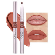 evpct Silky Smooth Lip Liner Pencil Retractable, Dark Orange Lip Liner Creamy Long-Lasting Formula for Precision Contourin...