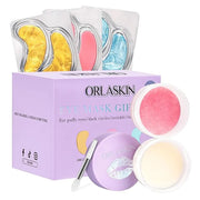 30pcs Under Eye Patches for Puffy Eyes and Dark Circles,Eye Gel Pads for Soothe Puffiness,Eye Bags and Wrinkles+Lip Mask &...