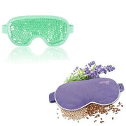 NEWGO Bundle of Cooling Eye Mask and Microwave Heated Eye Mask - Product Image