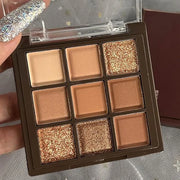Neutral Nude Brown Smokey Eye Shadow Palette,Rose Gold Bronze Naked Cream Eyeshadow Palette Makeup,Highly Pigmented Natura...