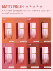 SHEGLAM Color Bloom Dayglow Liquid Blush Makeup for Cheeks Shimmer Finish - Risky Business - Product Image