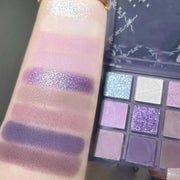 Purple Pink Eyeshadow Eye Shadow Palette Makeup,Violet Lavender Eyeshadow Palette Make Up Highly Pigmented Waterproof Mauv...
