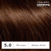 Clairol ColorStrong Permanent Zero Ammonia Hair Dye, 5.0 Medium Brown - Toscana Hair Color, Pack of 1 - Product Image