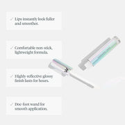 Wonderskin WONDER BLADING Top Gloss - Clear Glitter Lip Gloss, Hydrating and High Shine Finish Lip Makeup (Clear Shine) - ...