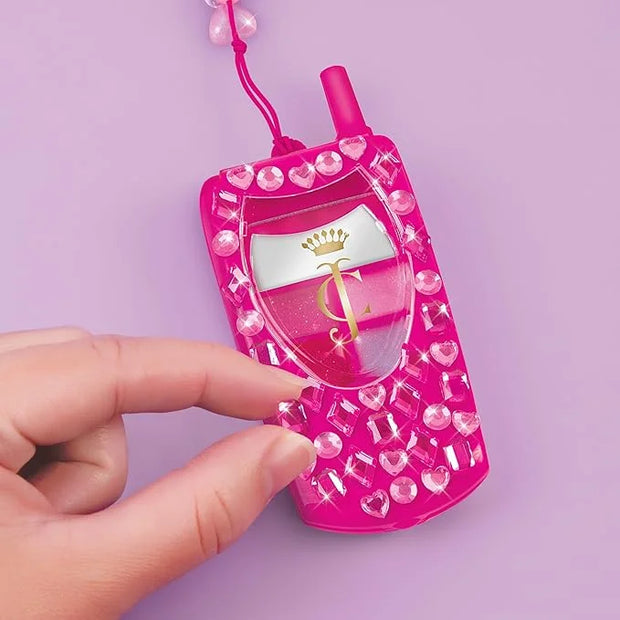 Make It Real Juicy Couture Lip Gloss Dial Up The Style Phone & DIY Lanyard - 7 Strawberry-Scented Lip Gloss Colors, Create...