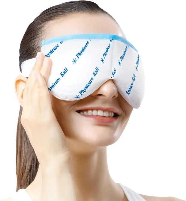 Heated Eye Mask | Moist Heat Compress Relief for Dry, Pink Eyes | Microwave Activated Therapy - Product Image