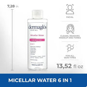 Skincare Facial And Body Set | Micellar Water 13,52 floz + Hyaluronic Acid Serum With Provitamin B5 1 floz + Ultra Volume ...