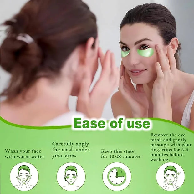 Under Eye Mask - 60 PCS Under Eye Patches, Hydrating Eye Gel Pads for Puffy Eyes, Dark Circles, Eye Bags, Puffiness, Fine ...