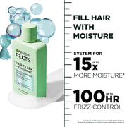 Garnier Fructis Hair Filler Moisture Repair Shampoo and Conditioner Set, Hair Care for Curly, Wavy Hair with Hyaluronic Ac...