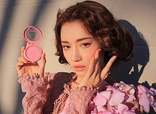 3CE Style Nanda Face Blush, Matte, Pink, Palette, 5g, 0.17oz (DELECTABLE) - Product Image
