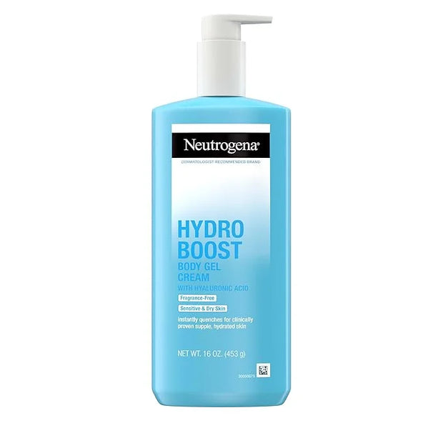Neutrogena Hydro Boost Body Gel Cream With Hyaluronic Acid, Hydrating Body Lotion For Dry Skin, Fragrance-Free Hyaluronic ...