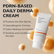PDRN Rejuvenating Cream - Lightweight Moisturizer with Original PDRN, CICA, Hyaluronic Acid - Nourishing, Hydrating, and S...