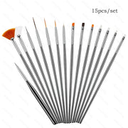 Auocattail nail art tool set