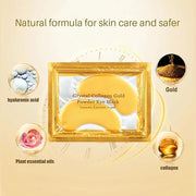 24K Gold Under Eye Patches, 100 Pairs Gold Collagen Under Eye Mask Skincare for Puffiness Eyes Dark Circles Treatments, Rr...