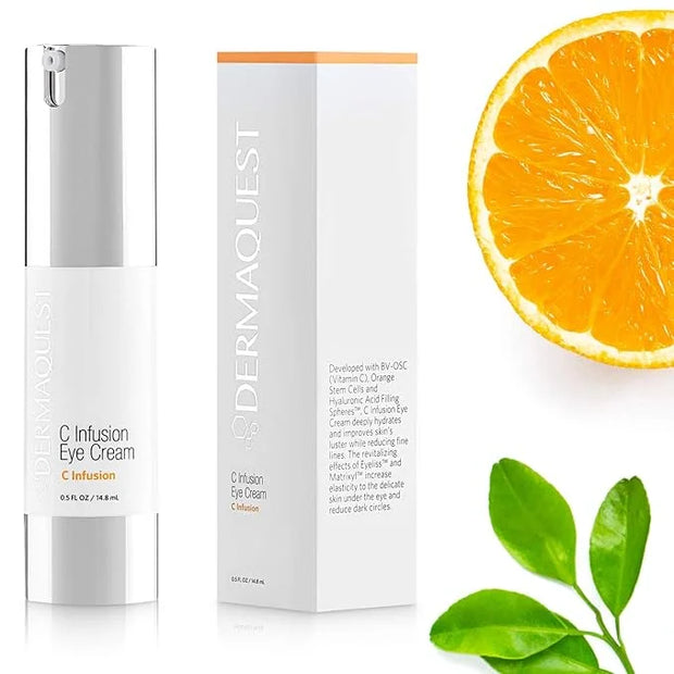 DermaQuest C Infusion Hydrating Revitalizing Eye Cream - Eye Bags Reducer, Eye Puffiness Treatment & Under Eye Cream For D...
