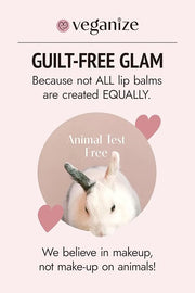 self beauty Veganize Collagen Lip Glass Balm - Hydrating Lip w/Hyaluronic Acid - Vegan Korean Lip Balm Moisturizing Lip Ca...