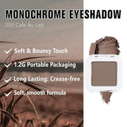 Kaely Pressed Single Eyeshadow Makeup, Cocoa Brown Matte Highly Pigmented Monochrome Eye Shadow Palette, Waterproof Neutra...