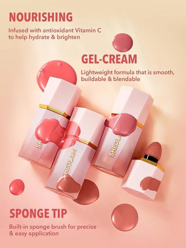 SHEGLAM Color Bloom Liquid Blush Makeup for Cheeks Matte Finish-Cutie Pie - Product Image