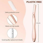 Eyebrow Razor, Dermaplaning Tool for Face, Face Razors for Women, Dermaplane Razor, Hair Removal and Exfoliation, Facial R...
