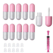 10 Pcs 2 ml Empty Lip Gloss Tubes Containers, Lip Balm Bottle with 5 ml Refillable Squeeze Tube - Product Image