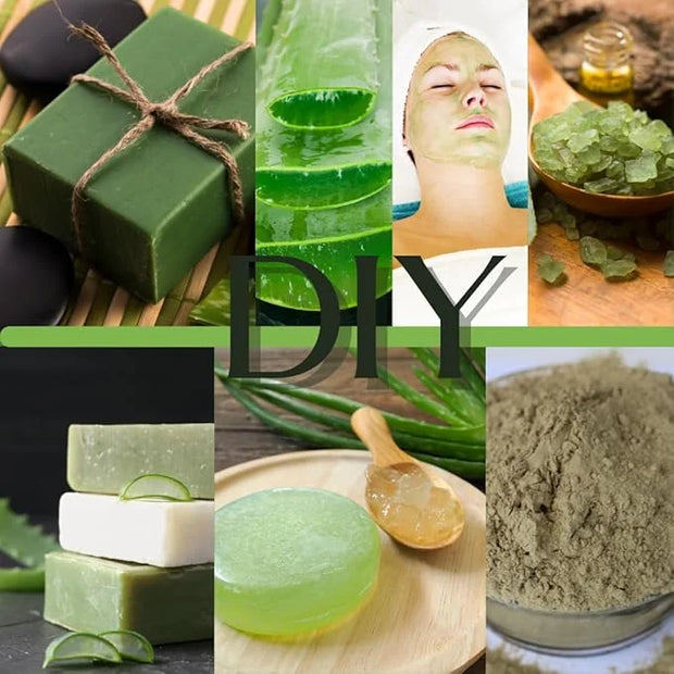 100% Natural Aloe Vera Leaf Powder Pure Aloe Barbadensis Natural Moisturizer Replenish Dry Skin Healthy Hair Care 0.50 LBS...