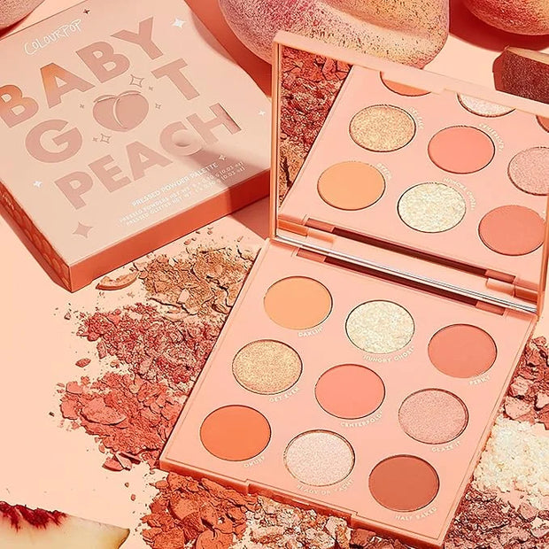 ColourPop Baby Got Peach Shadow Palette - Orange 3 oz