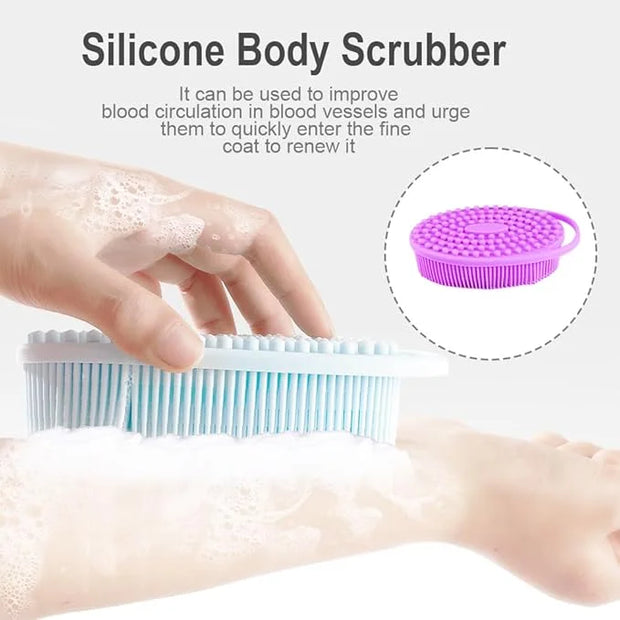 Soft silicone body scrubber 3
