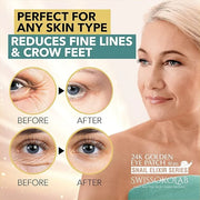 SWISSÖKOLAB Under Eye Patches For Puffy Eyes 24k Gold Eye Mask Dark Circles And Puffiness Collagen Eye Gel Pads Moisturizi...