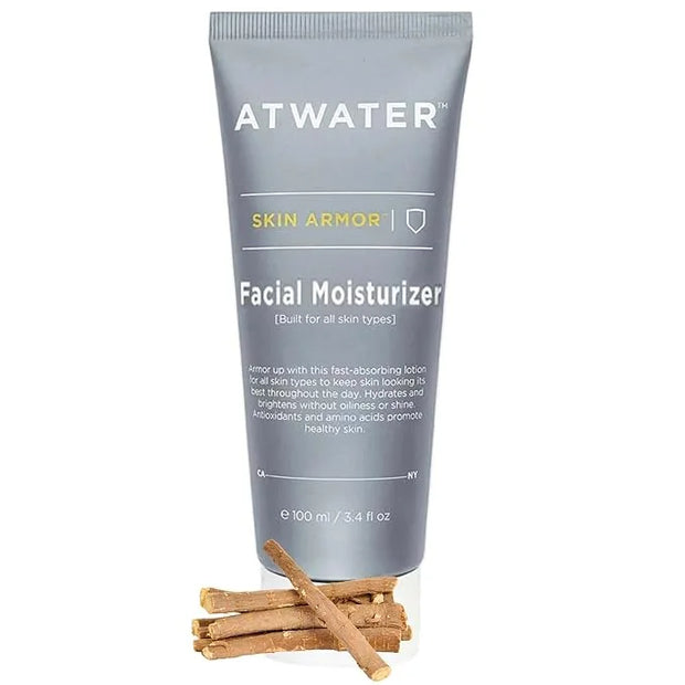 ATWATER Skin Armor Men's Face Moisturizer with Niacinamide and Licorice Root, for all Skin Types - Oily, Dry, Combination ...