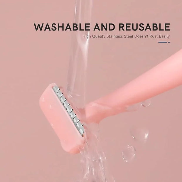 Eyebrow Razors for Women, Replaceable Face Razors kit, Dermaplane Shaving Tool for Men & Women, Face Razors for Peach Fuzz...