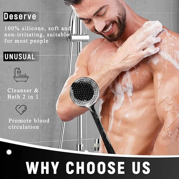 Vwmyq silicone back scrubber for