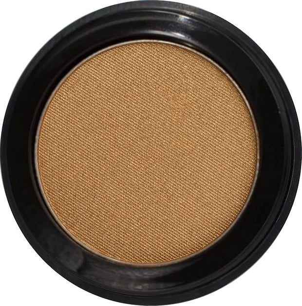 Gold Bronze Shimmering Metallic Copper Pressed Powder Single Vegan Eyeshadow; Talc, Paraben & Cruelty Free - Product Image
