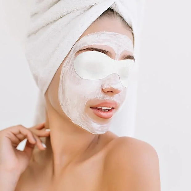 Non-Woven Eye Care Patches Paper, 100 Pieces Disposible Eye Mask Paper Cotton Spa Eyes Care Sheets Pads DIY Skincare Eyes ...