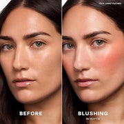 Saie Dew Liquid Blush for Cheeks - Hydrating Cream Blush Stick with a Blendable + Buildable Formula - Skincare Infused Dew...