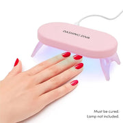 Dashing Diva One Gel Color & Magnetic Topper Duo - Diva - Attitude & Silver Glitter Topper - 3-in-1 Base Coat, Nail Color ...