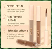 Liquid Eyeshadow Set Matte Brown Toned Eye Shadow Nude Eyeshadow Base Long Lasting(8 Color)#A - Product Image