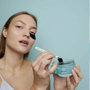 Carbone Glacé - Purifying Carbon Black Under Eye Patches - Cleanses & Tightens - With Hamamelis & Mallow - Purifying, Firm...