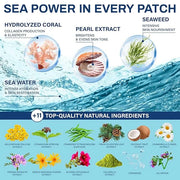 Under Eye Patches for Puffy Eyes and Dark Circles – Hydrating Eye Mask with Hyaluronic Acid Collagen & Caffeine – Skin Car...