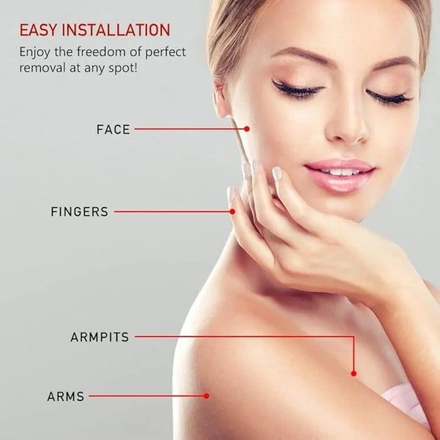 Women's Facial Hair Remover Replacement Heads for Finishing Touch Flawless Generation 2 Double Halo Hair Removal Tool for ...