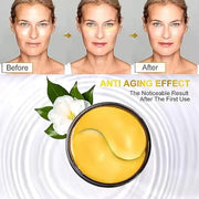24K Gold Under Eye Mask, For Puffy Eyes and Dark Circles, Anti-Aging and Anti-Wrinke Treatments - Product Image