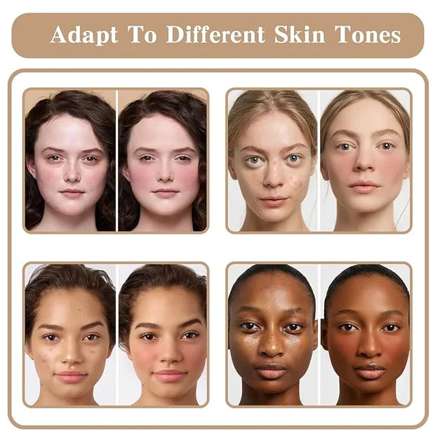 12 Colors Color Correcting Concealer Foundation Palette, Cream