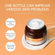 All About Snail Mucin Kit Korean Skin Care Set, Collagen Skincare Gift Set Hydrating & Lifting Skin, Snail Skin Care Produ...