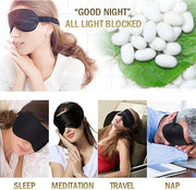 100% Natural Mulberry Soft Silk Sleep Mask, Light Blocking Eye Masks For Sleep, Night Blindfold Eye Mask Cover For Men And...